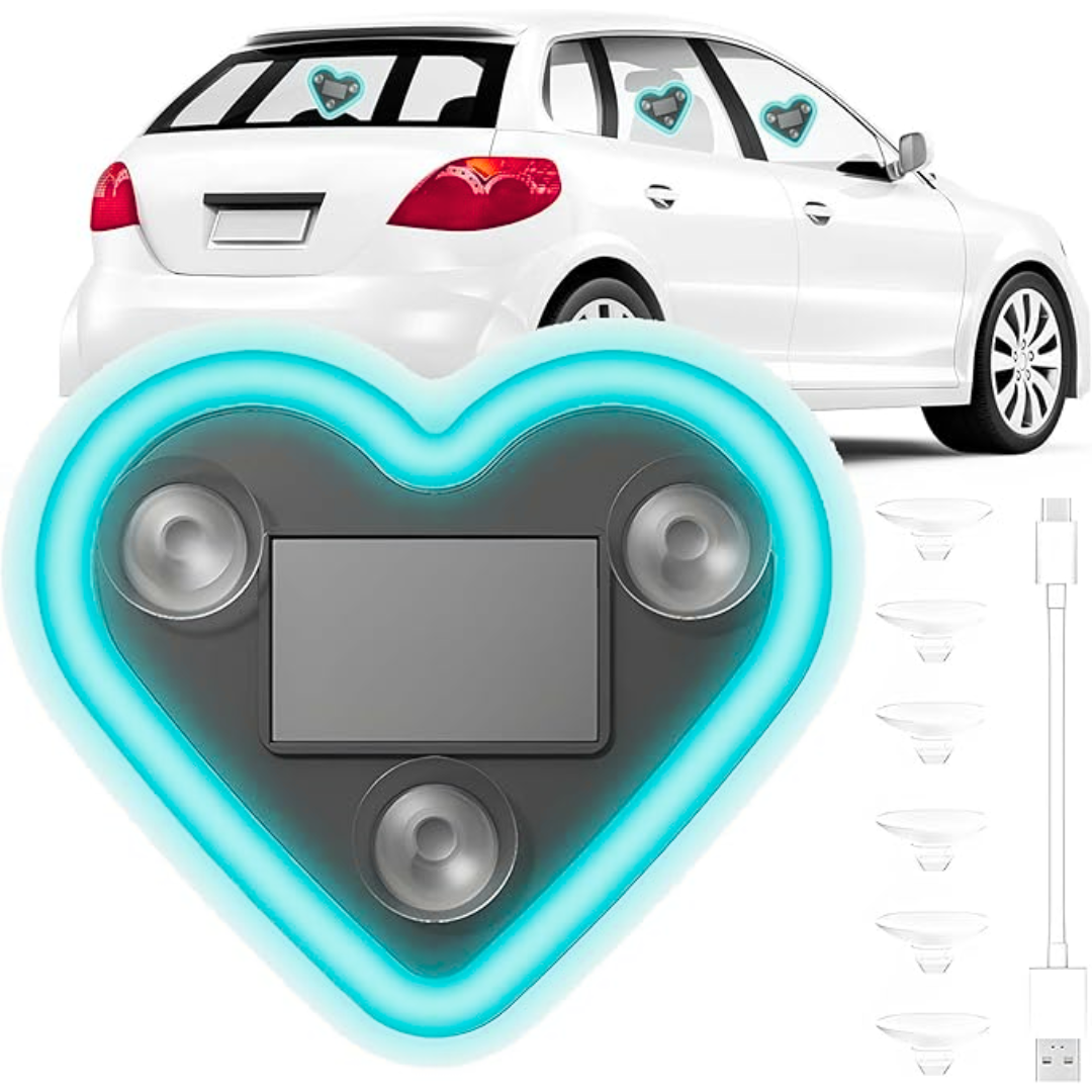 Solar Heart Glow for Cars