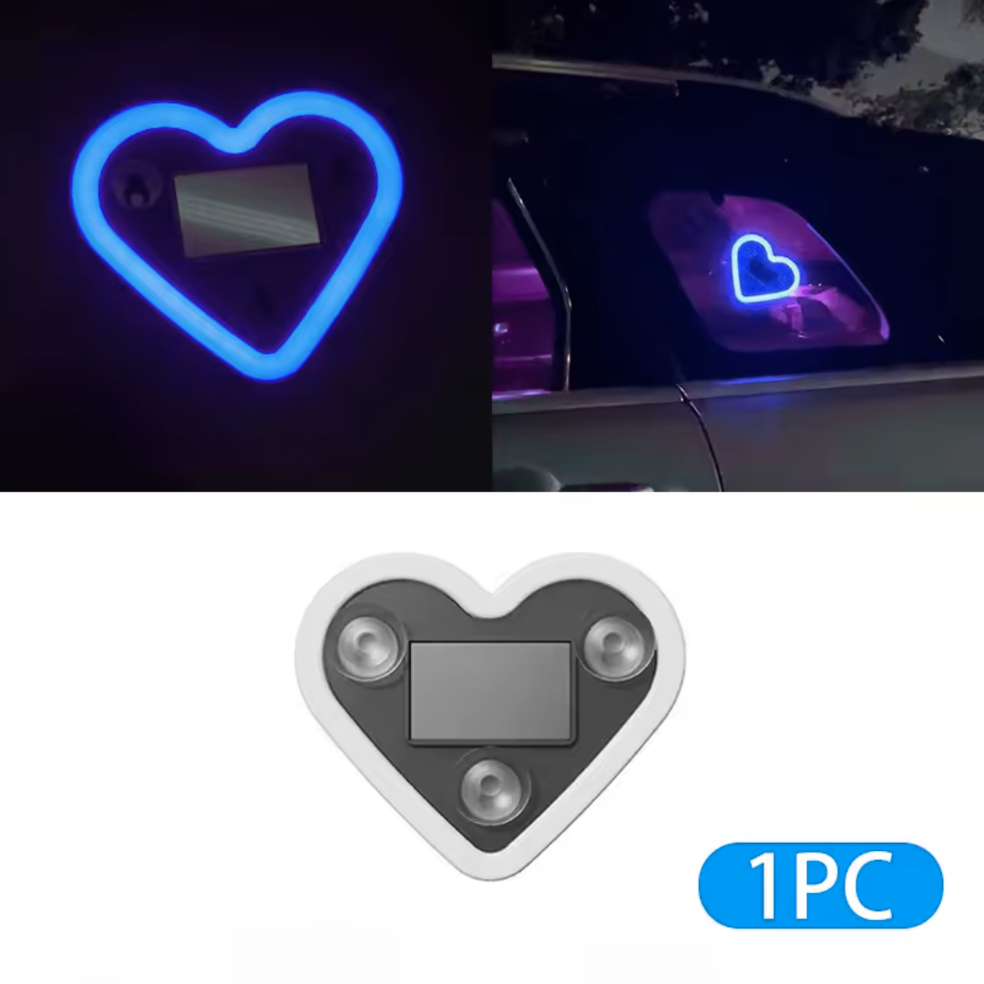 Solar Heart Glow for Cars